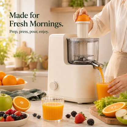 Compact Powerful Household Juicer – Fresh Nutrient-Rich Juices, Easy to Use & Clean for Modern Home Kitchens